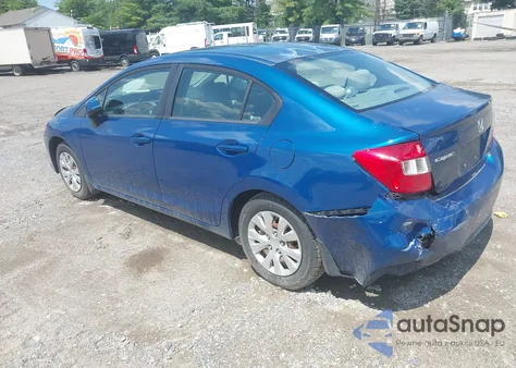 2012 Honda Civic Lx from USA, damaged, VIN 2HGFB2F59CH536224
